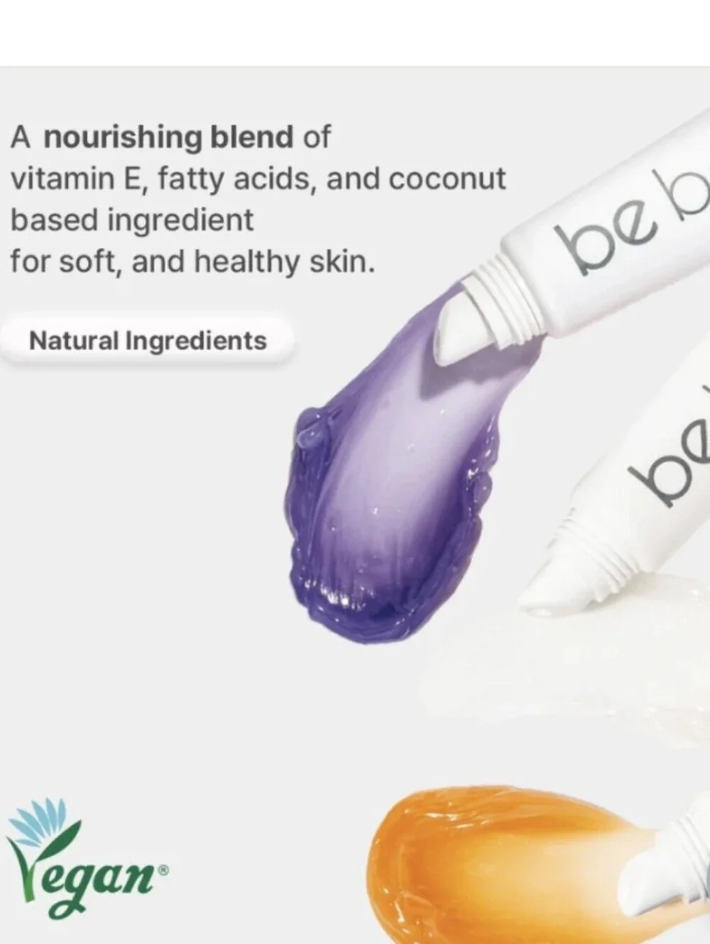 CLEARANCE! be bare Total Care Balm Nourish & Glow: Berry Burst, 15ml, NIB